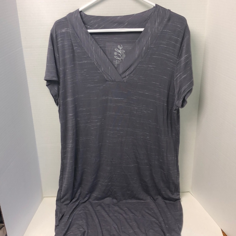 Grey T-Shirt Dress